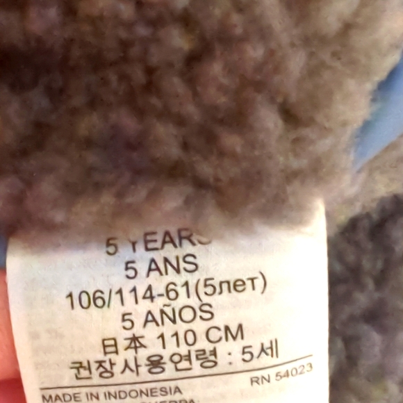 Gap kid's reversible Sherpa fleece lined puffer jacket - Picture 4 of 5